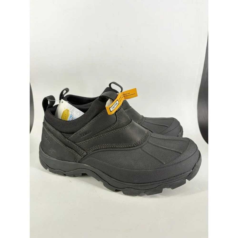 LL Bean Storm Chaser Tek 2.5 Duck Boots Mens 10 M Black Slip On Outdoor Winter